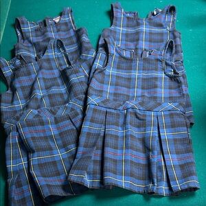 French Toast Navy Plaid Jumper